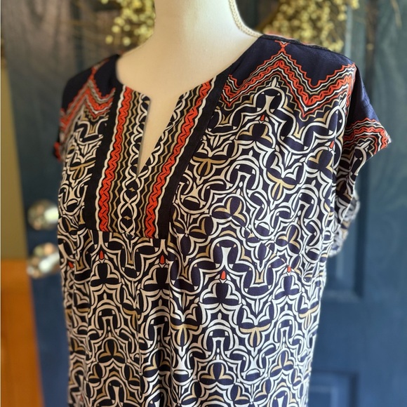 Laundry By Shelli Segal Geometric Print Dress - size M - Picture 2 of 12